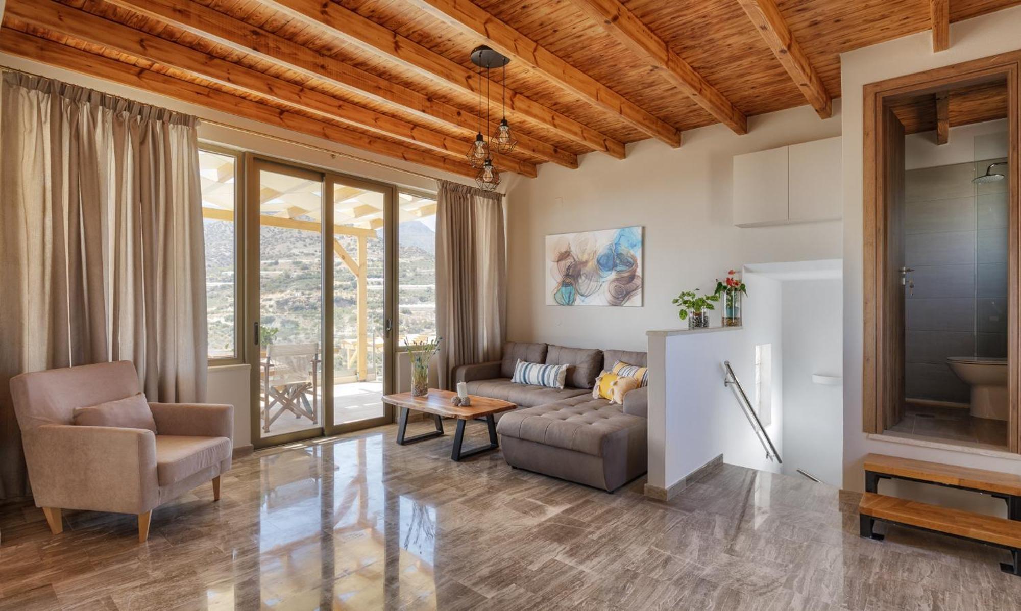 Mediterranean View Villa Makrýgialos المظهر الخارجي الصورة
