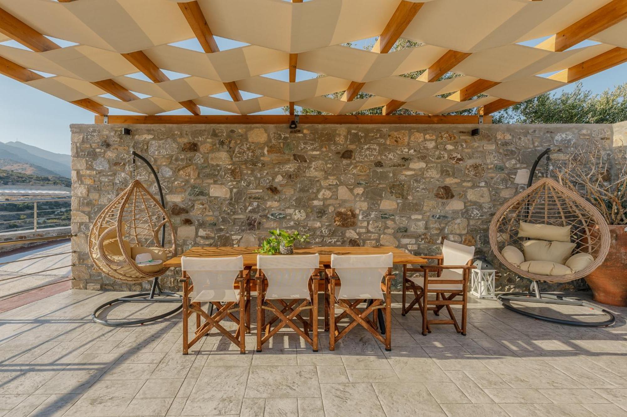 Mediterranean View Villa Makrýgialos المظهر الخارجي الصورة