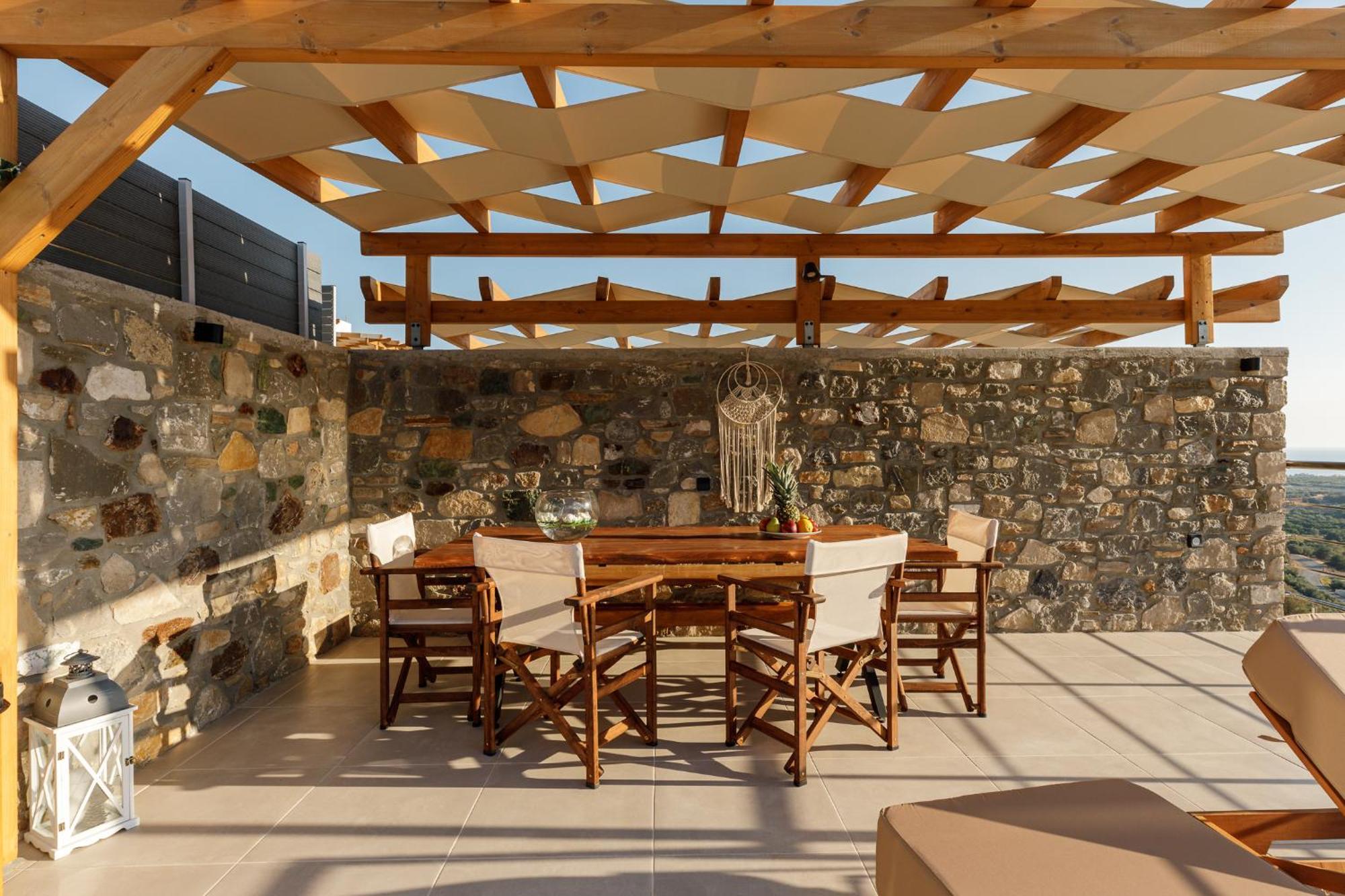 Mediterranean View Villa Makrýgialos المظهر الخارجي الصورة