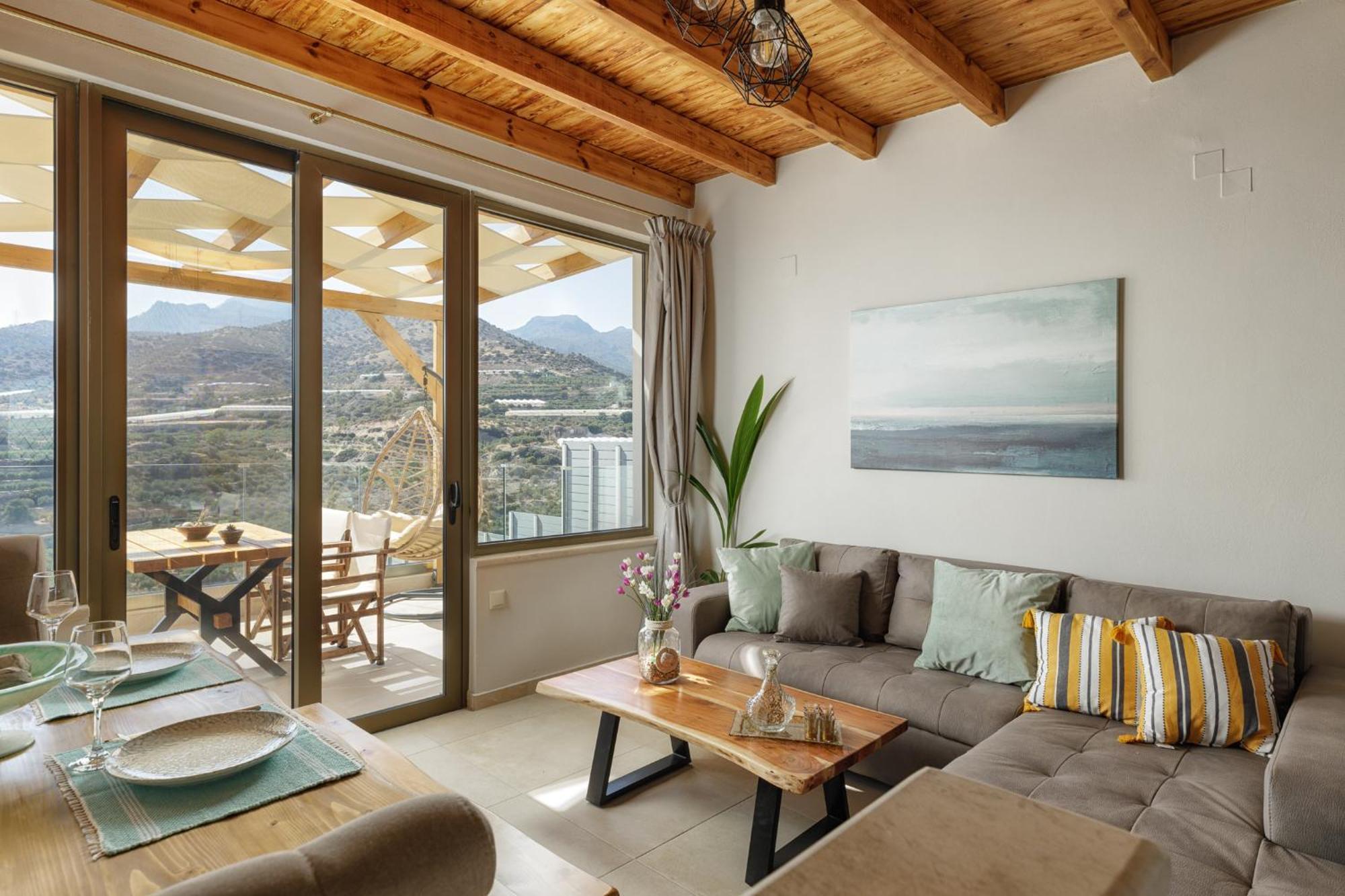Mediterranean View Villa Makrýgialos المظهر الخارجي الصورة