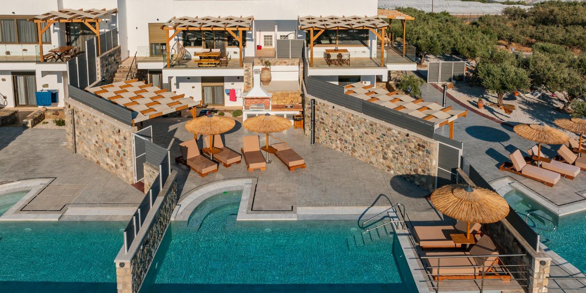 Mediterranean View Villa Makrýgialos المظهر الخارجي الصورة