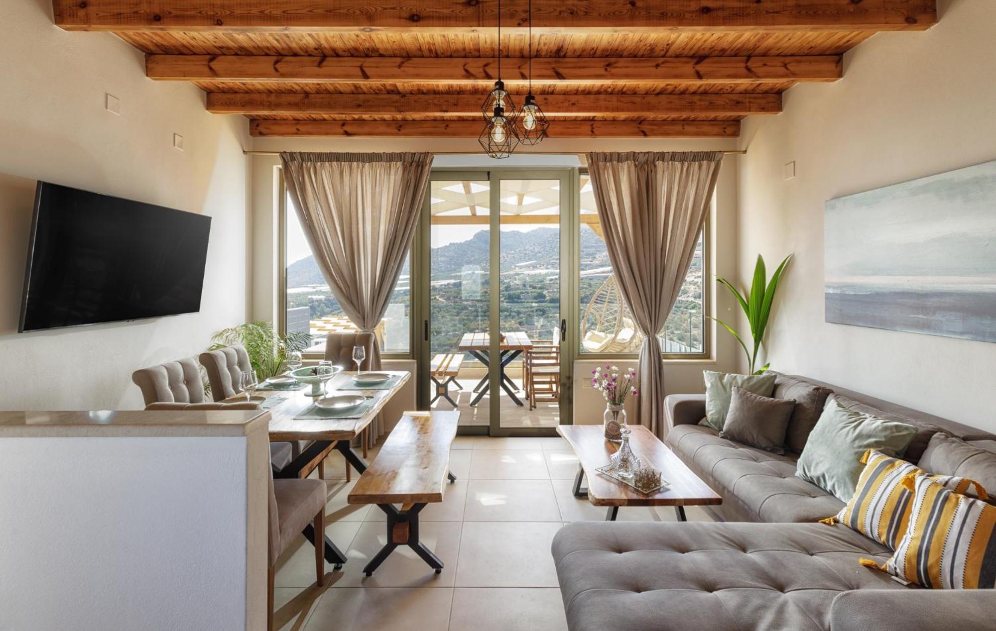 Mediterranean View Villa Makrýgialos المظهر الخارجي الصورة
