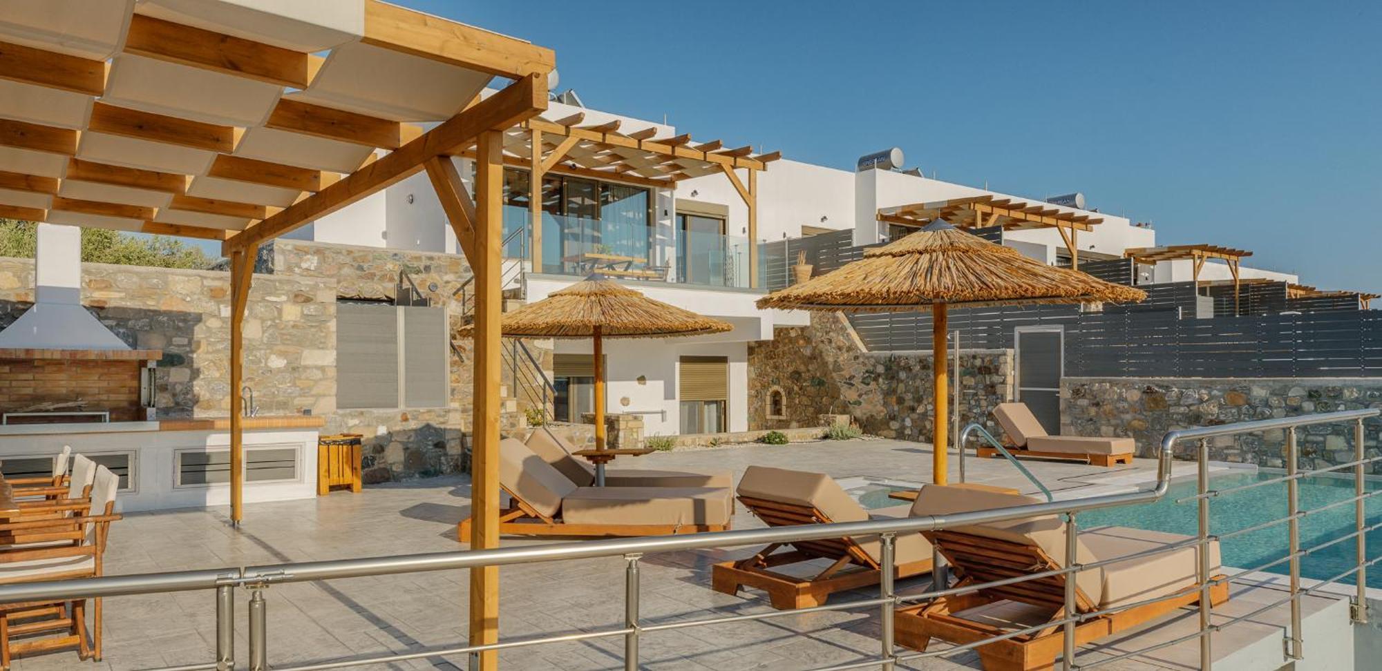 Mediterranean View Villa Makrýgialos المظهر الخارجي الصورة