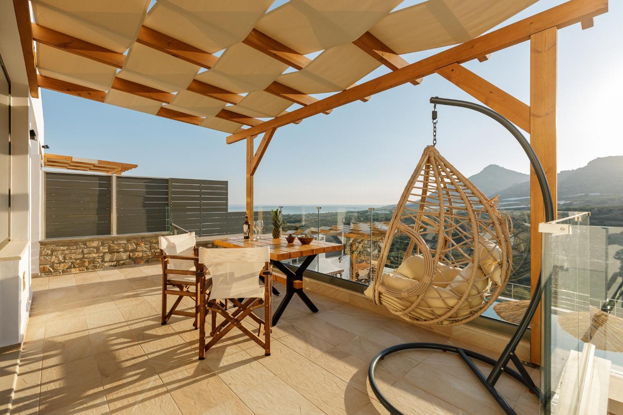 Mediterranean View Villa Makrýgialos المظهر الخارجي الصورة