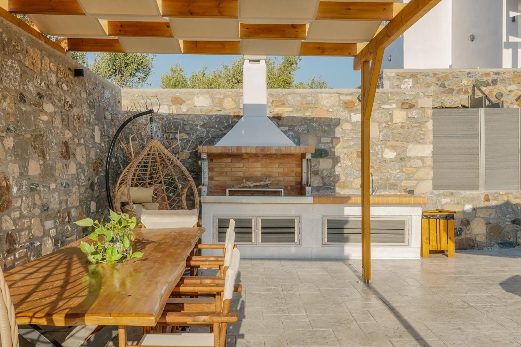 Mediterranean View Villa Makrýgialos المظهر الخارجي الصورة
