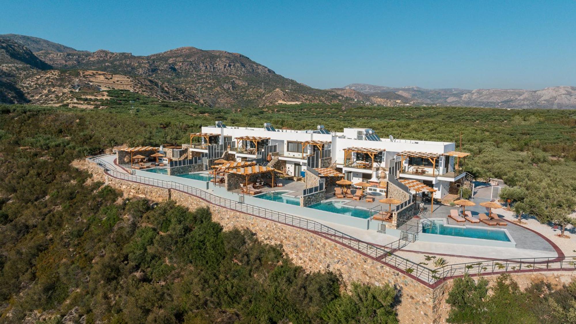 Mediterranean View Villa Makrýgialos المظهر الخارجي الصورة