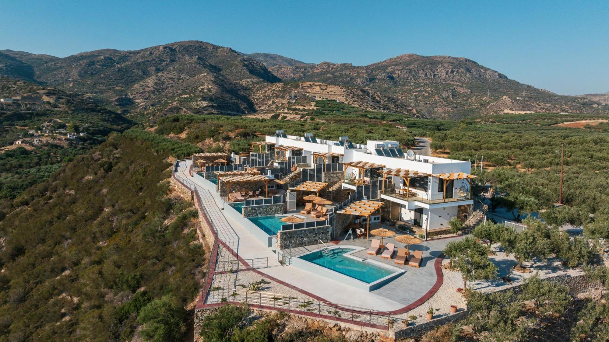 Mediterranean View Villa Makrýgialos المظهر الخارجي الصورة