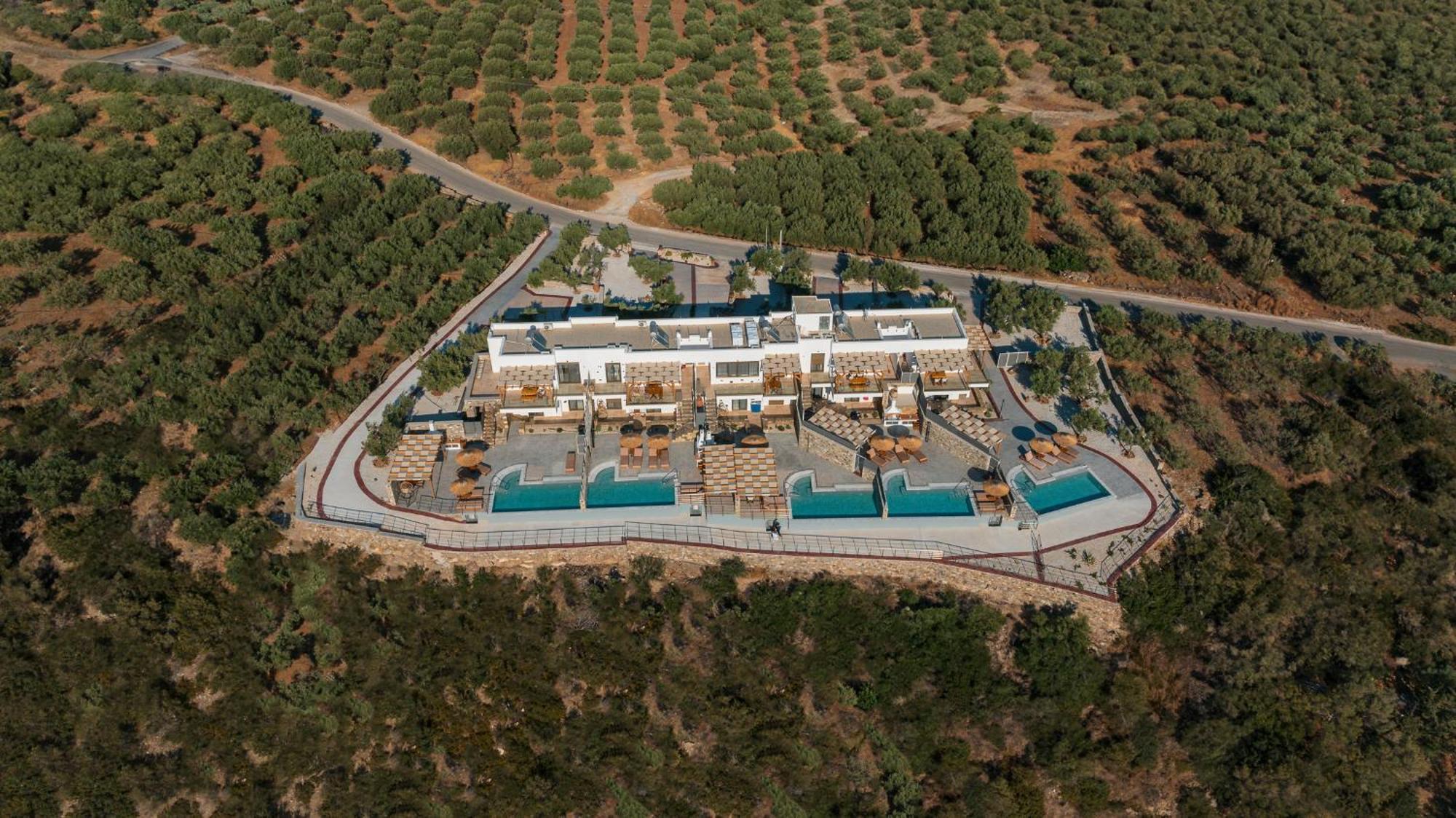Mediterranean View Villa Makrýgialos المظهر الخارجي الصورة