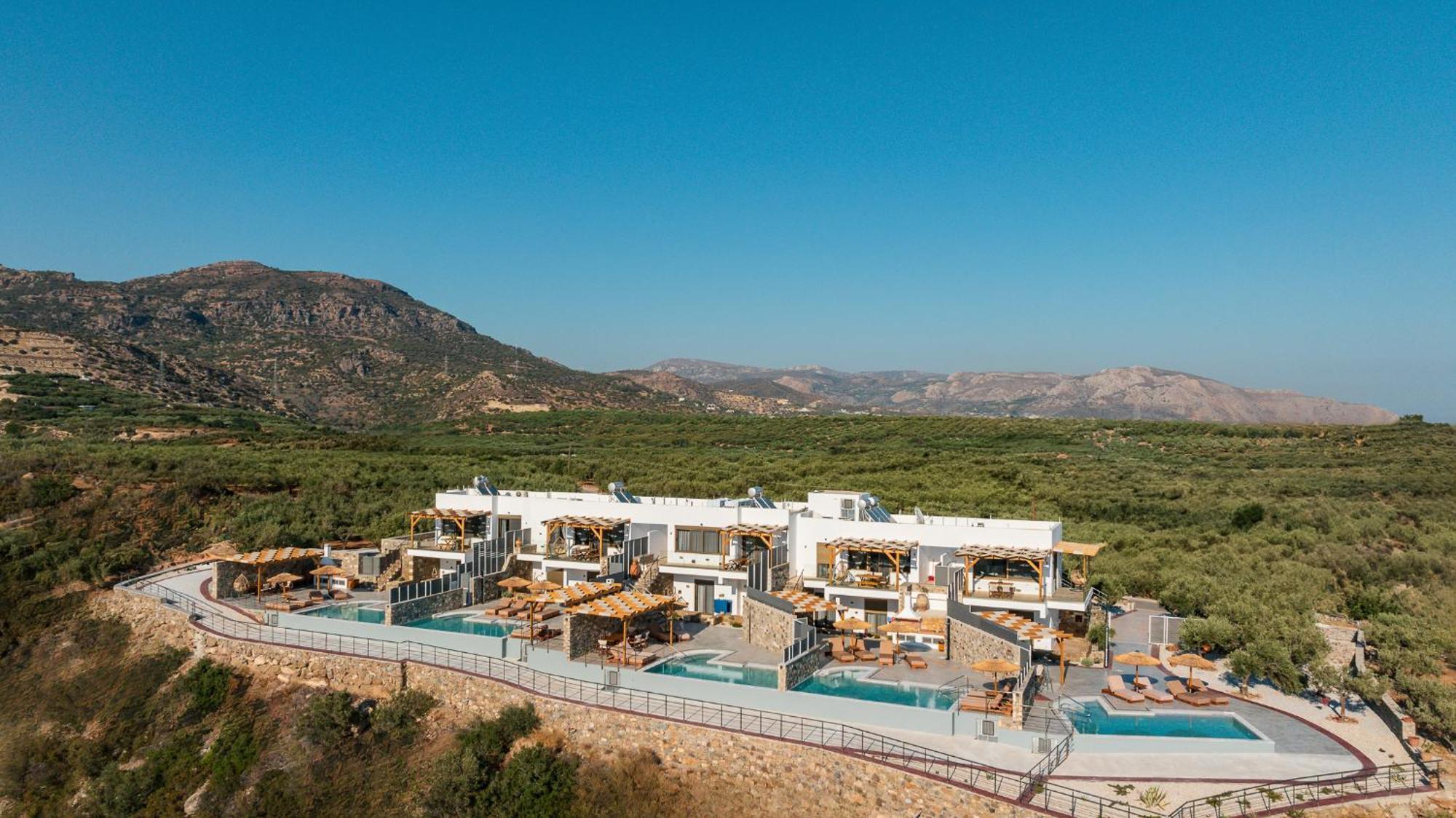 Mediterranean View Villa Makrýgialos المظهر الخارجي الصورة