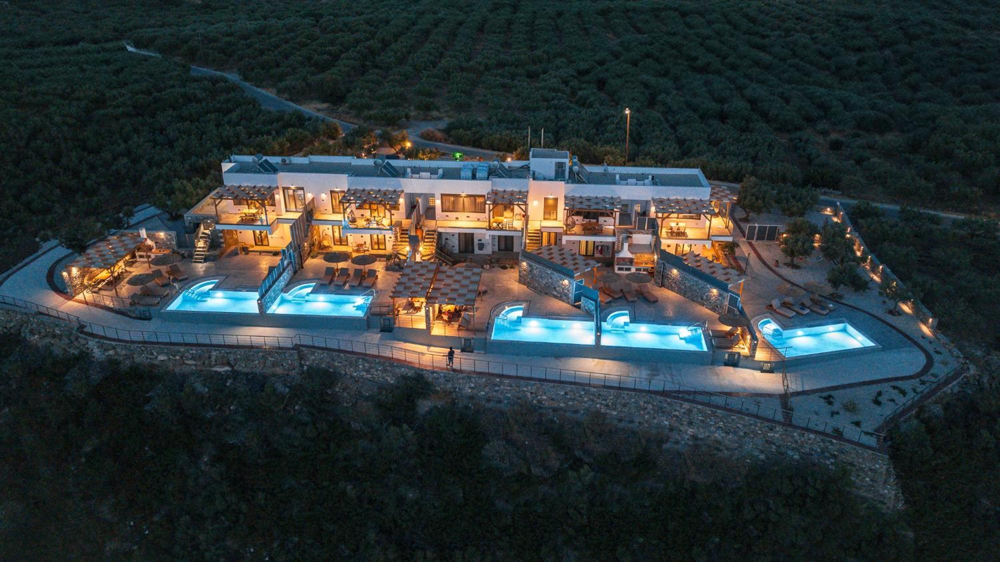 Mediterranean View Villa Makrýgialos المظهر الخارجي الصورة