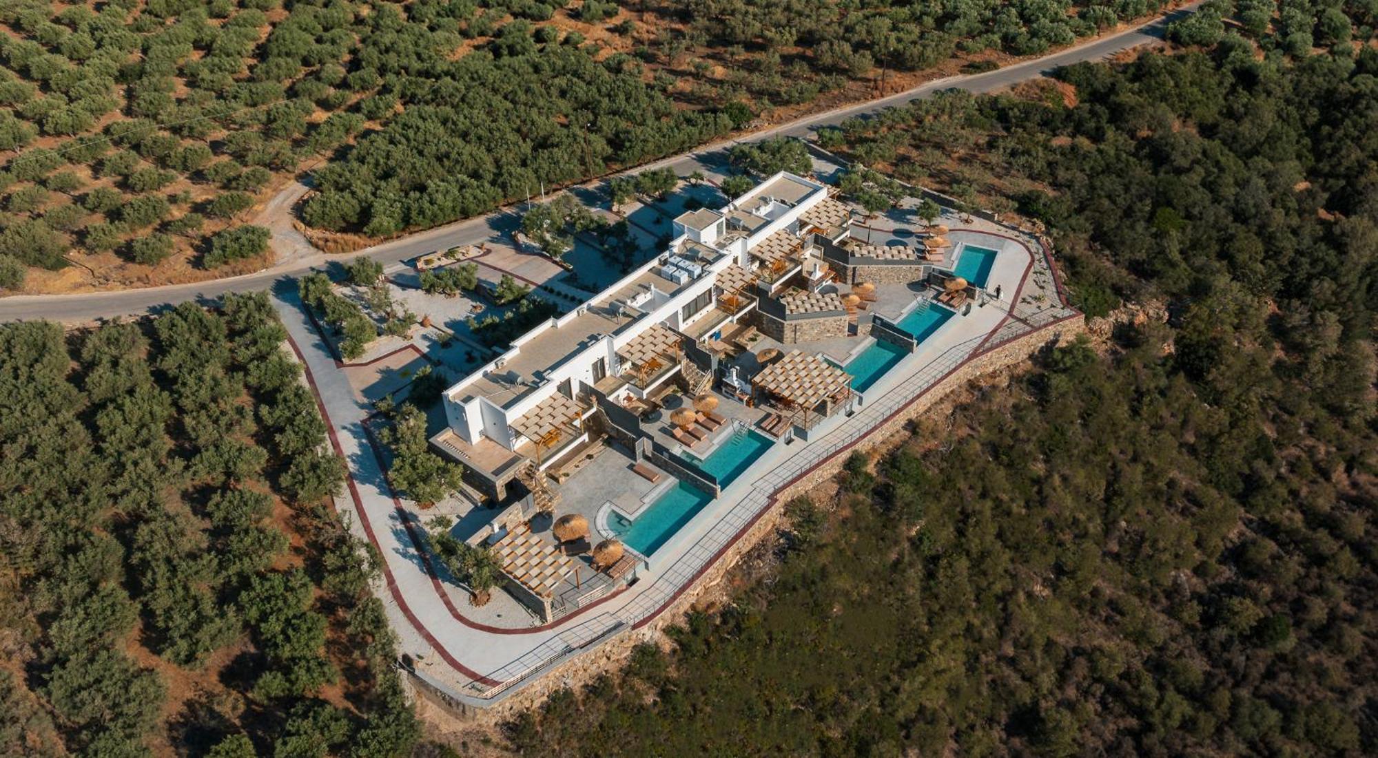 Mediterranean View Villa Makrýgialos المظهر الخارجي الصورة