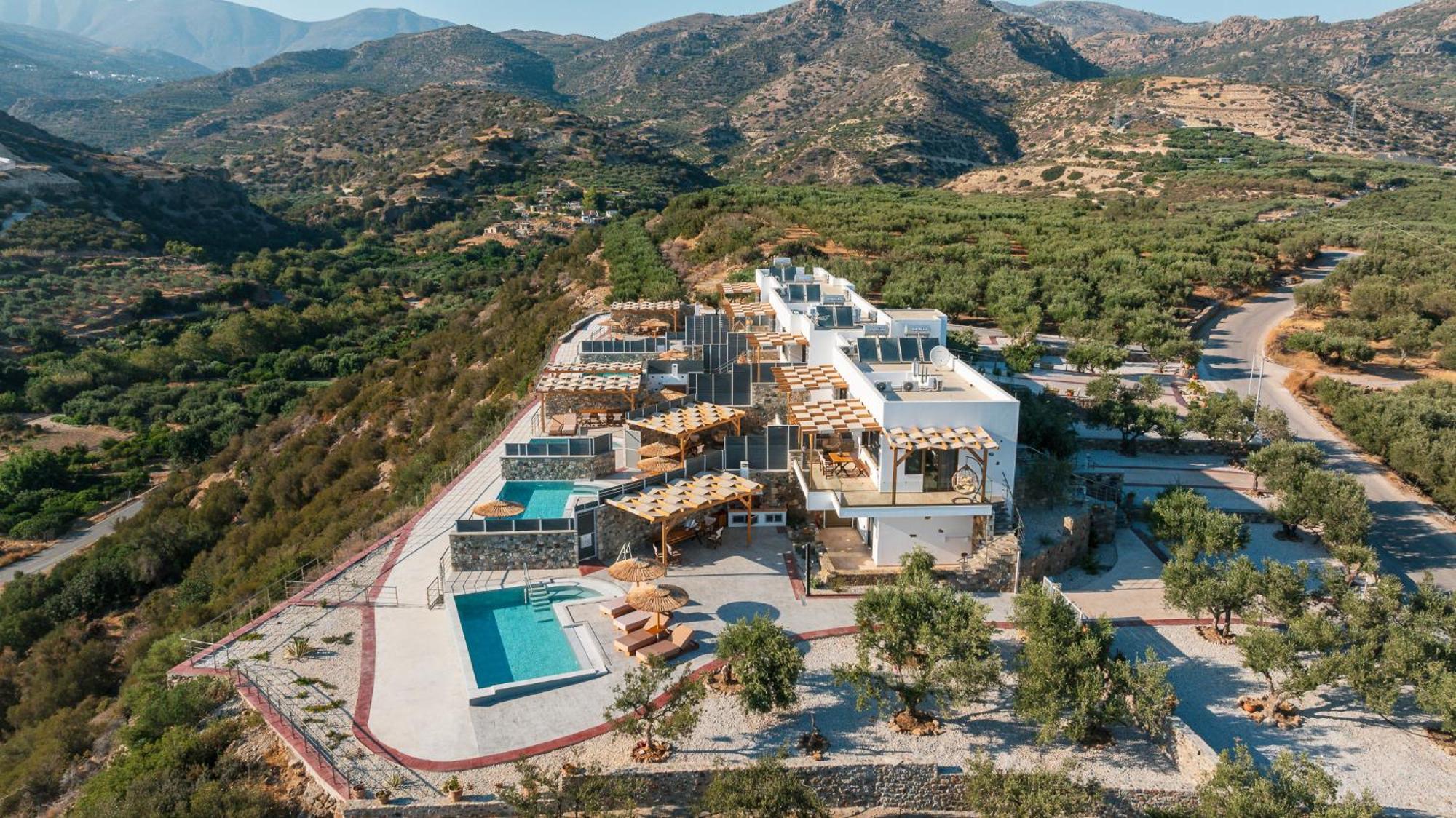 Mediterranean View Villa Makrýgialos المظهر الخارجي الصورة
